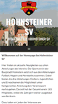 Mobile Screenshot of hohnsteiner-sv.de
